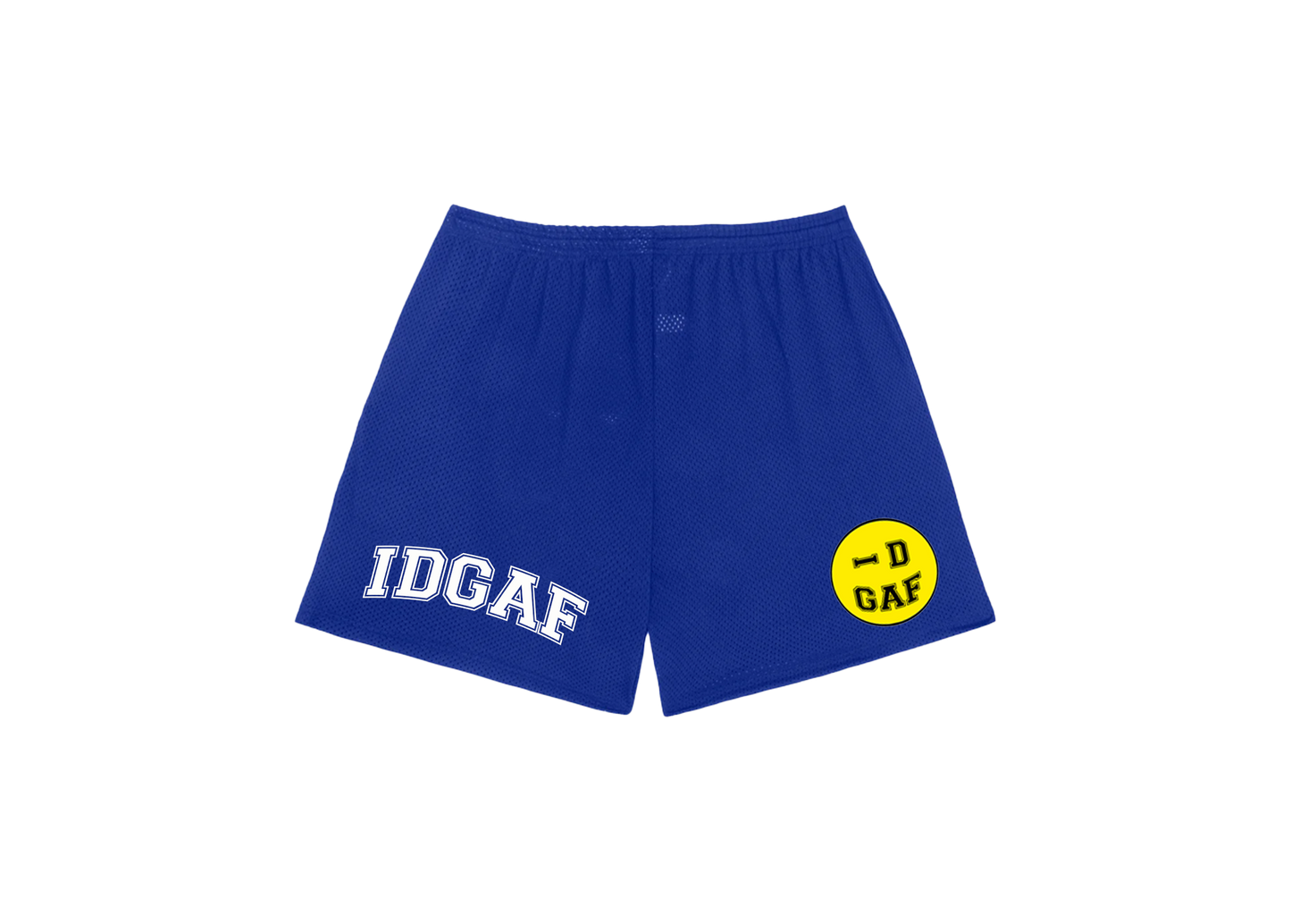 IDGAF Mascot Mesh Short Royal